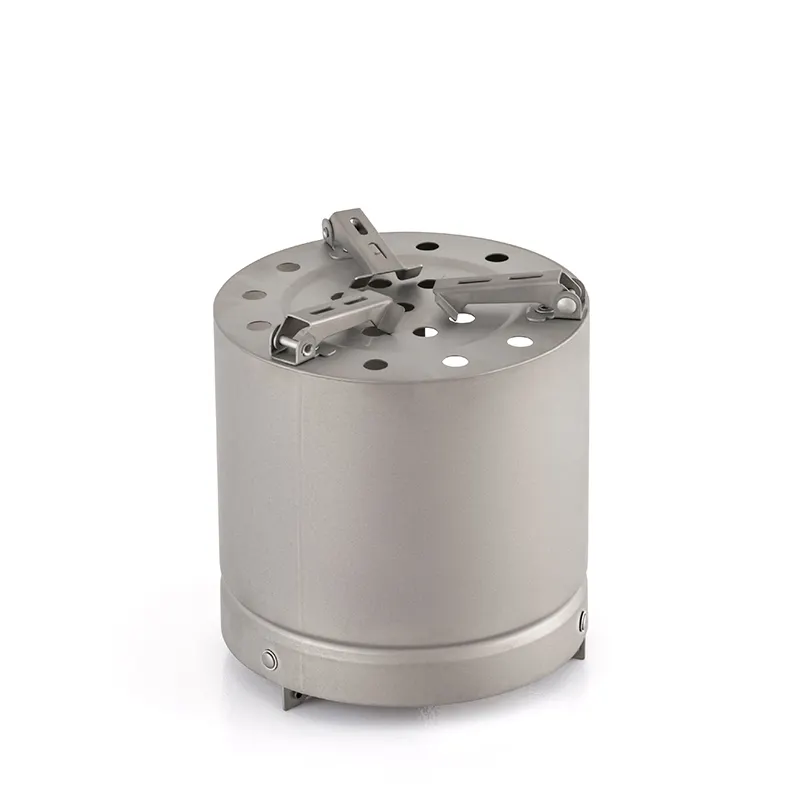 Custom Titanium Wood Burning Camping Stove Company 7