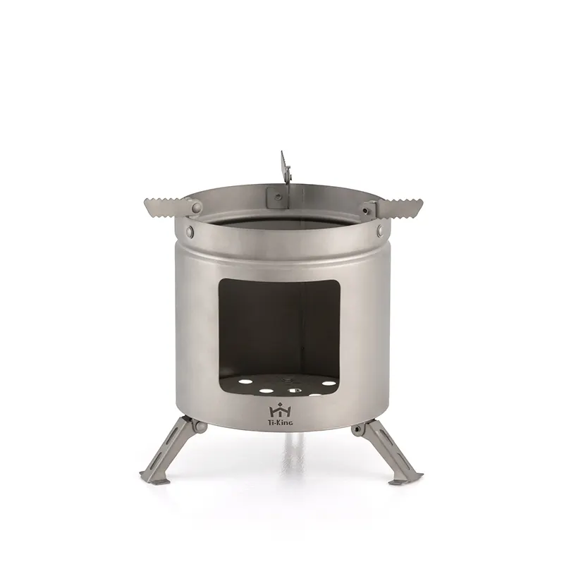 Custom Titanium Wood Burning Camping Stove Company 3