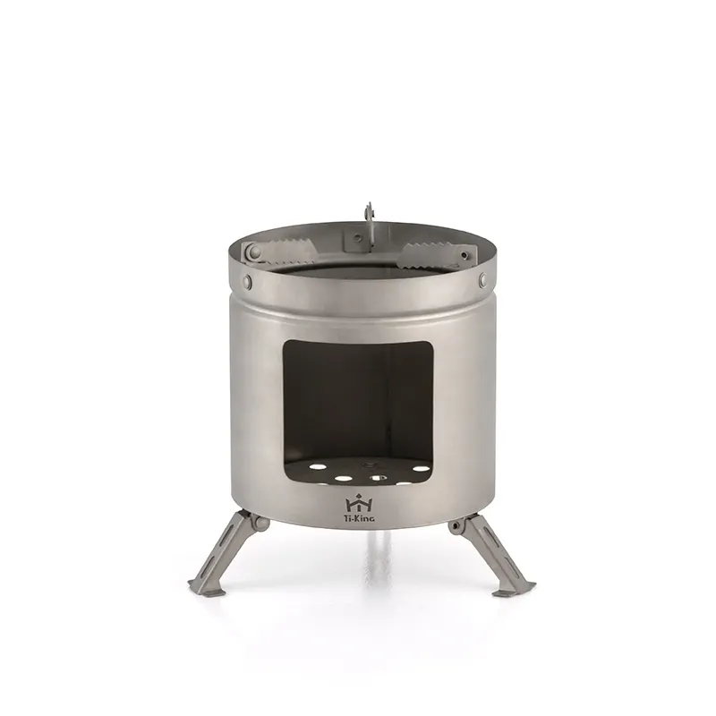 Custom Titanium Wood Burning Camping Stove Company 2