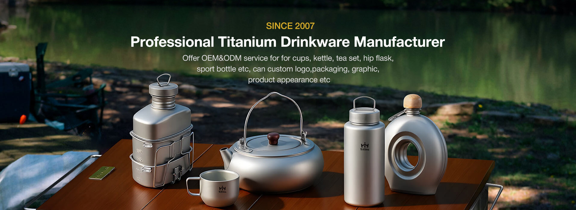 Since 2007titanium cookware  Manufacturer