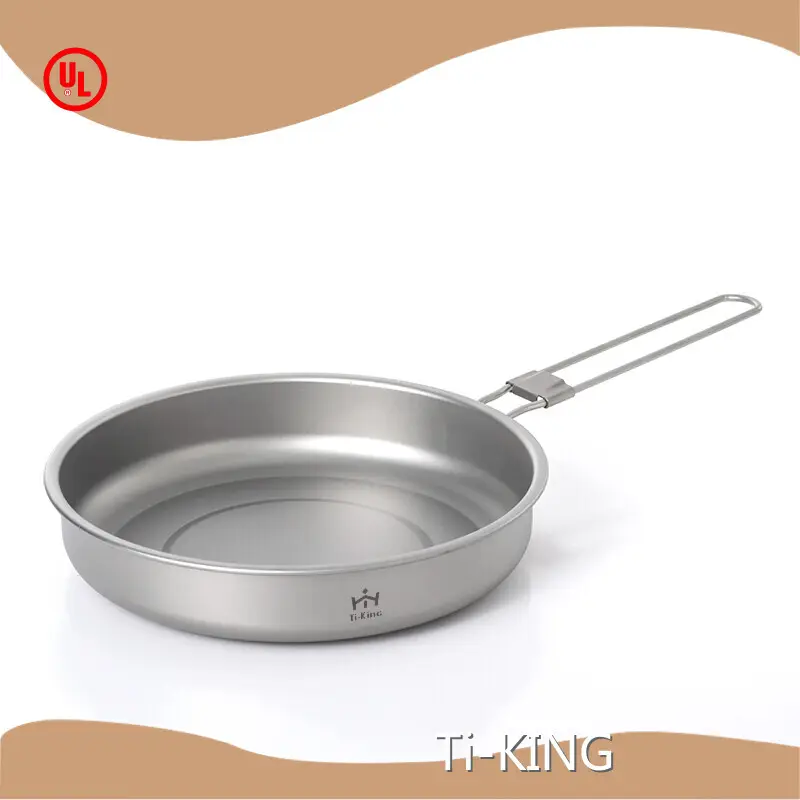 Titanium Frying Pan Titanium Frying Pan Camping Suppliers 1