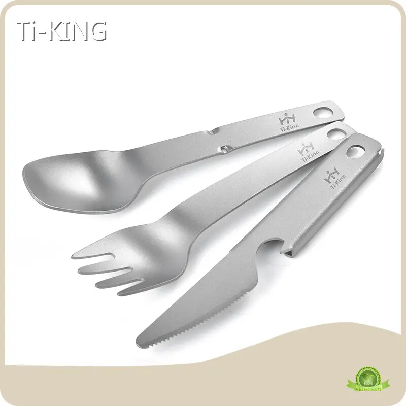 Titanium Long Spork by Ti-KING 1