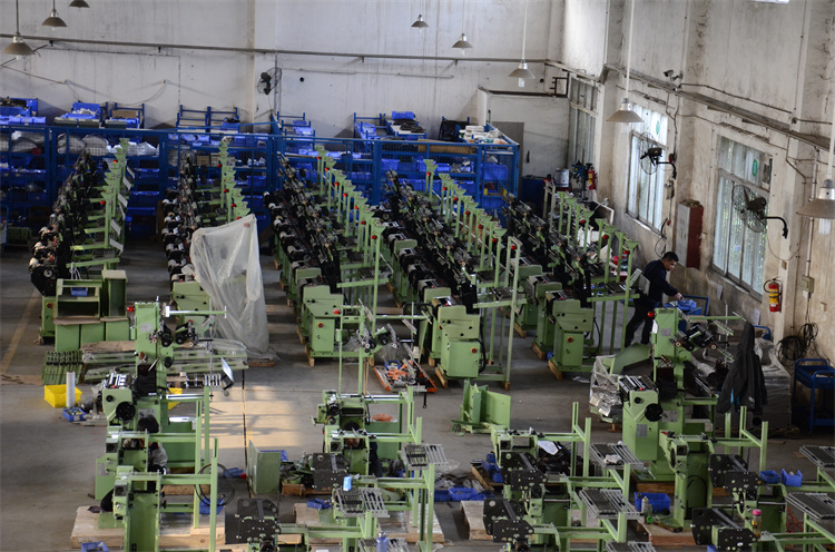 Yongjin - China manufacturer professional custom high performance automatic flat computerized jacquard loom machine for narrow fabric YJ-TNF 8/42 14