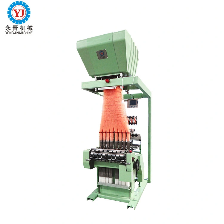 Yongjin - Narrow Fabric zipper tape cord weaving machine taiwan YJ-TNF 6/42 1
