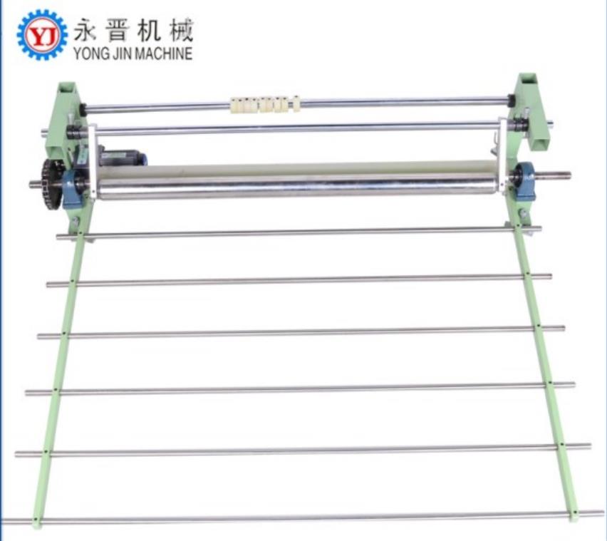 Take off device for needle loom weaving machine parts