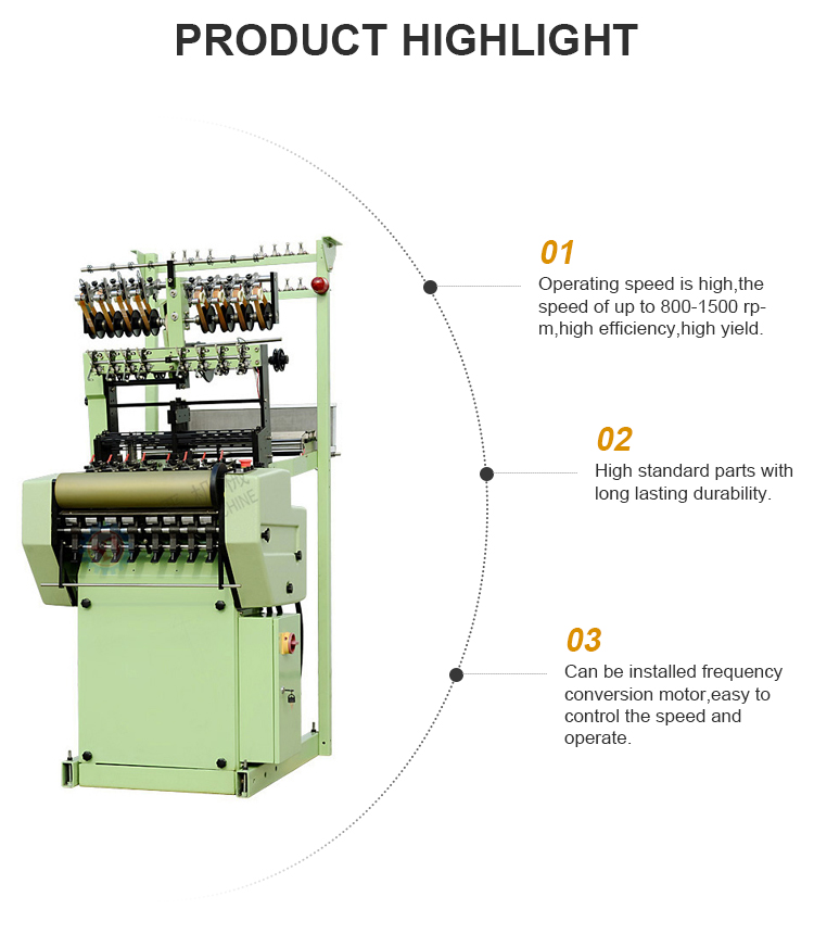 Narrow Fabric nylon woven weaving machine,woven label making machine muller