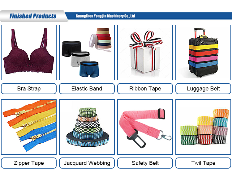 Yongjin - Computerized narrow fabric textile jacquard needle loom, jacquard elastic band/woven belt/webbing tape weaving machine YJ-TNF 6/42 11
