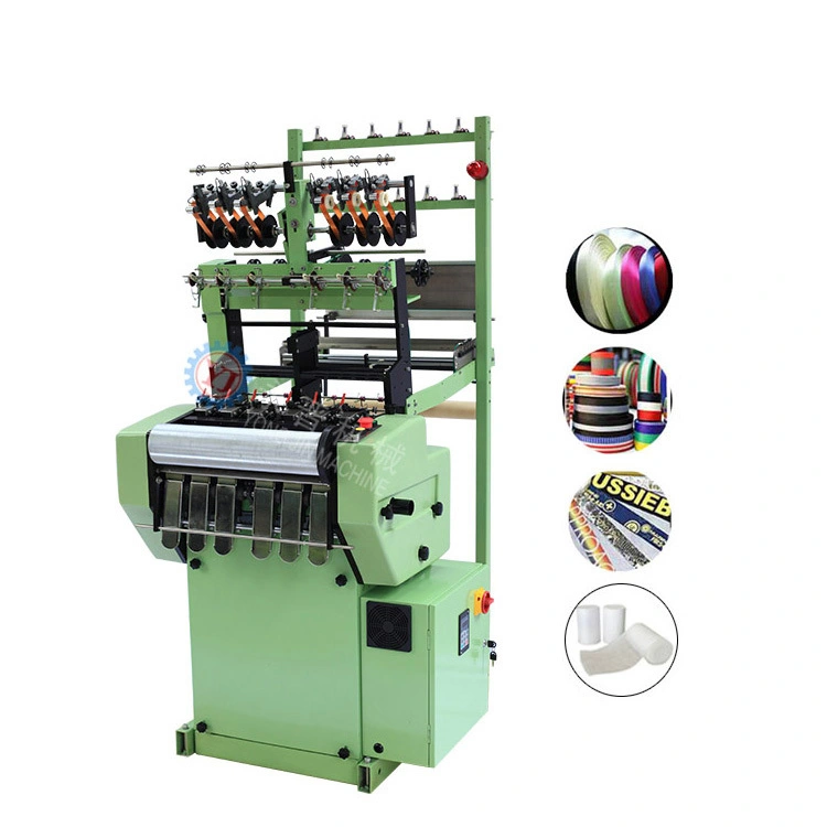 Yongjin - Narrow Fabric nylon strap machine,elastic bra strap making machine YJ-V6/42 1