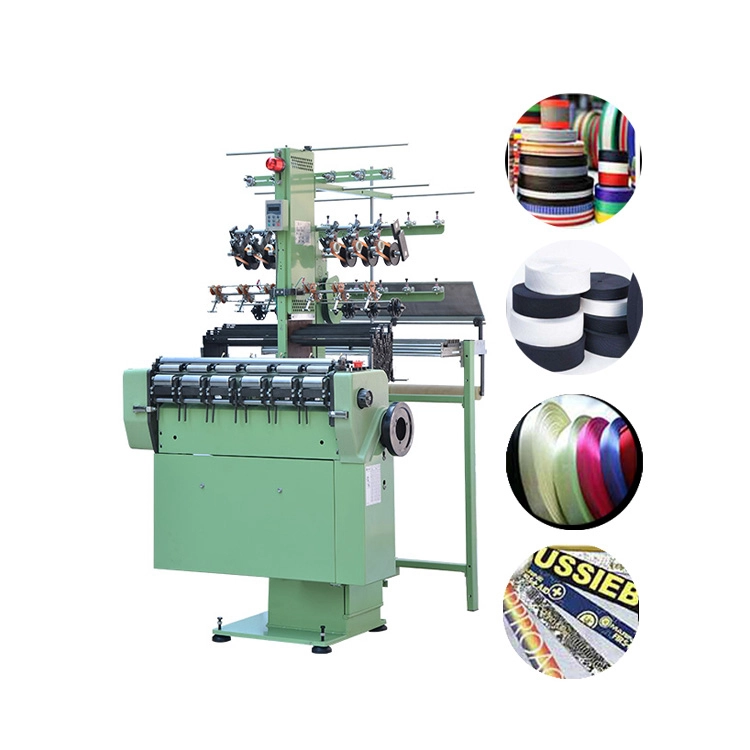 Yongjin - Guangzhou factory wholesale custom high efficiency shuttle-less elastic band narrow fabric needle loom machine YJ-NF 6/66 1