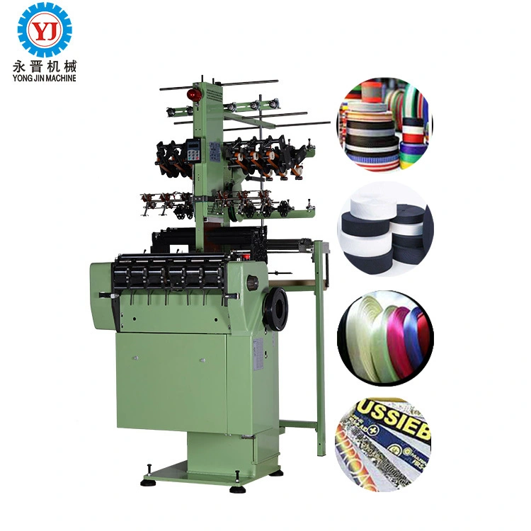 Yongjin - High speed satin ribbon tape weaving machine, high quality satin tape needle loom,satin elastic machine making YJ-NF 6/42 1
