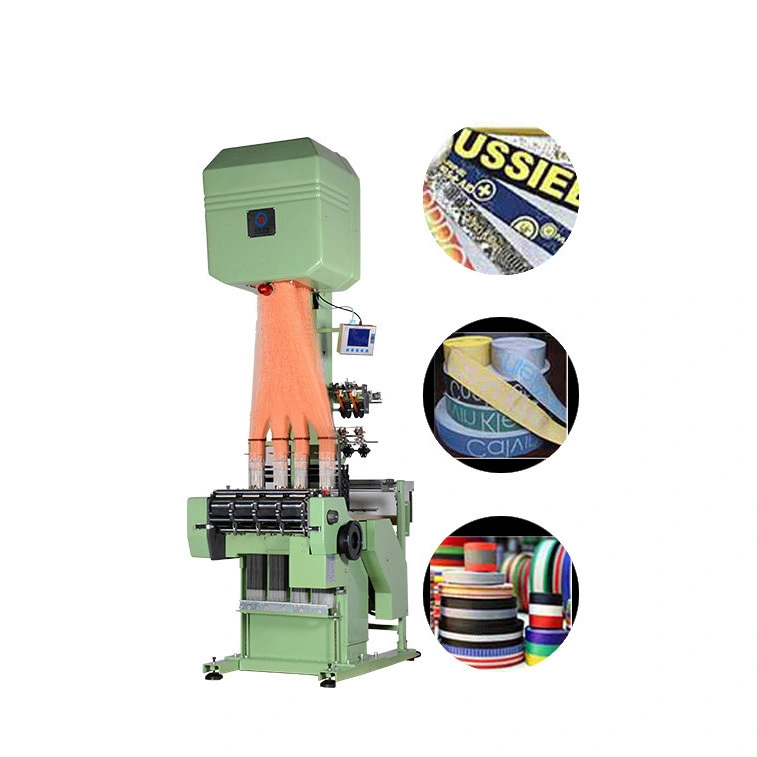 Yongjin - China manufacturer professional supply computerized high speed automatic narrow fabric jacquard loom machine YJ-TNF 4/66 1