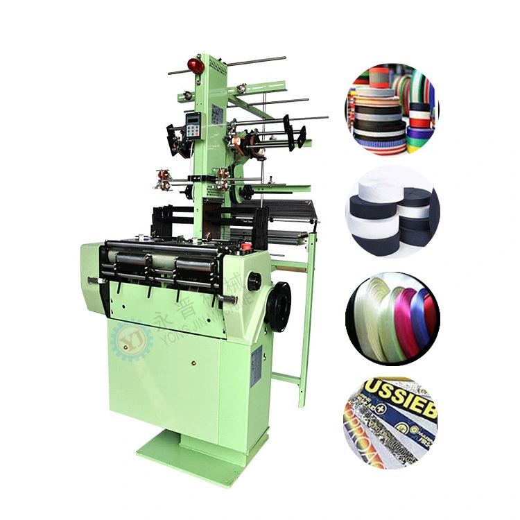 Yongjin - Yongjin manufacturer professional custom high yield narrow fabric elastic tape needle loom webbing machine YJ-NF 2/130 1
