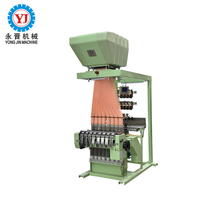 Yongjin factory professional custom high speed computerized electronic jacquard loom machine for narrow fabric 3