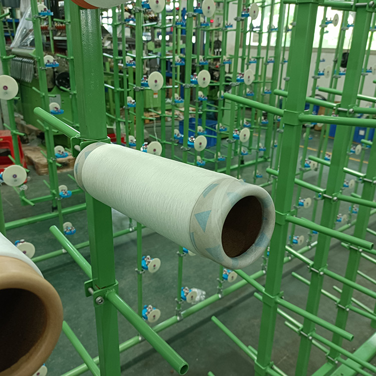 It's equipped with the rigid warping machine 5