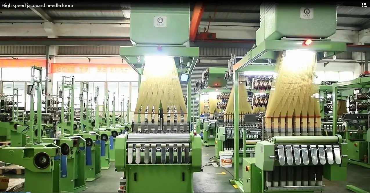 Introto Flat Compterized jacquard weaving machine Yongjin 1