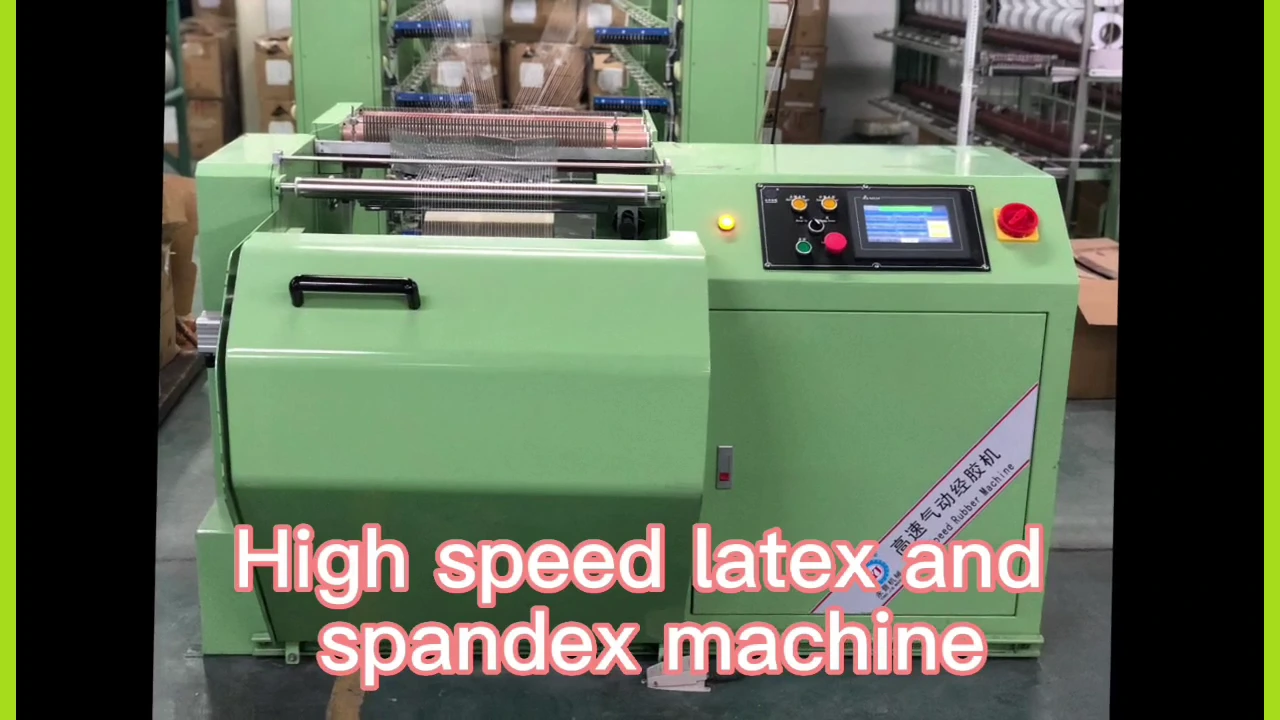 High speed latex and spandex machine 1