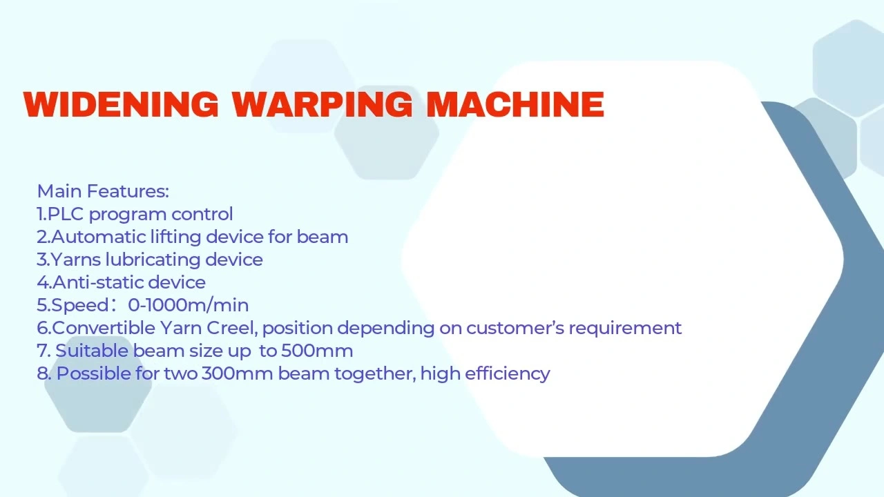 WIDENING WARPING MACHINE 1