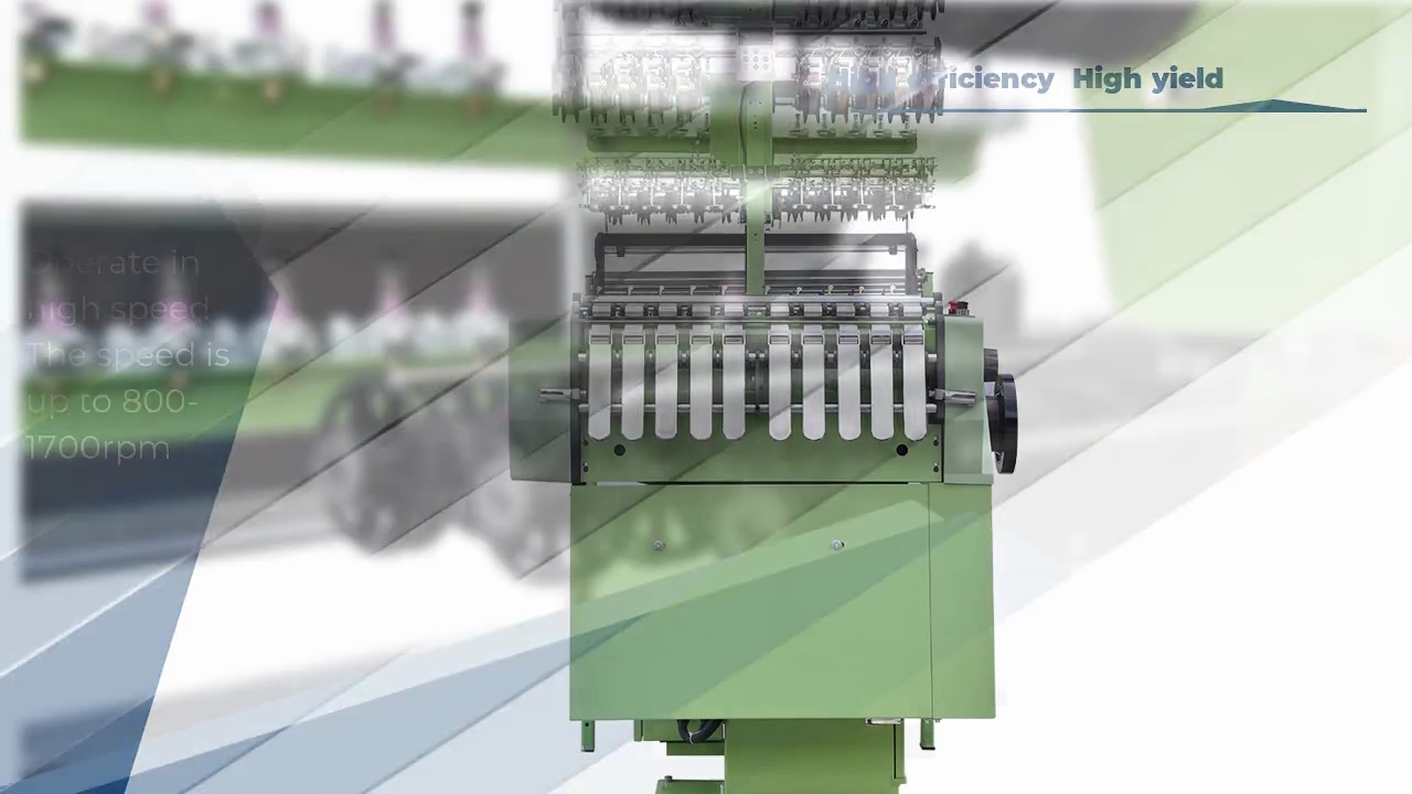 Protect the yarn Save .labor.Stepless frequency conversion motor.It is easy to operate.