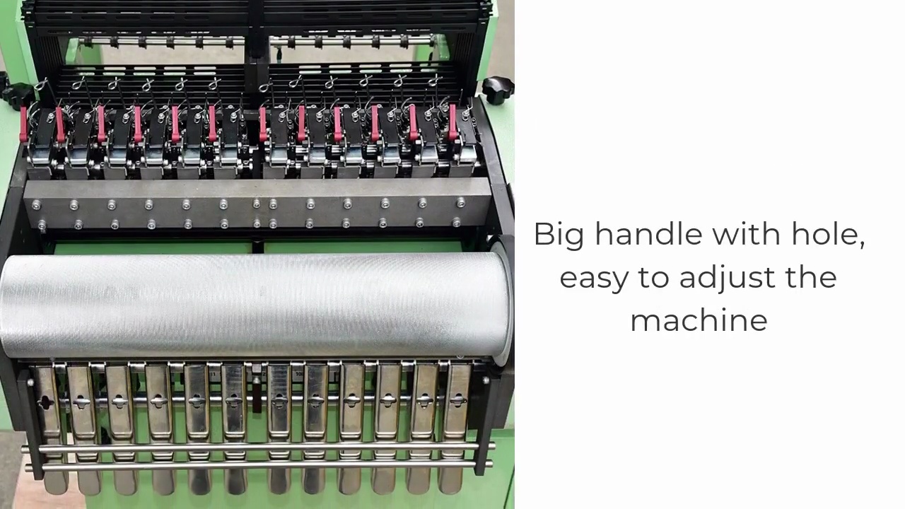 Big handle with hole,easy to adjust the.machine.