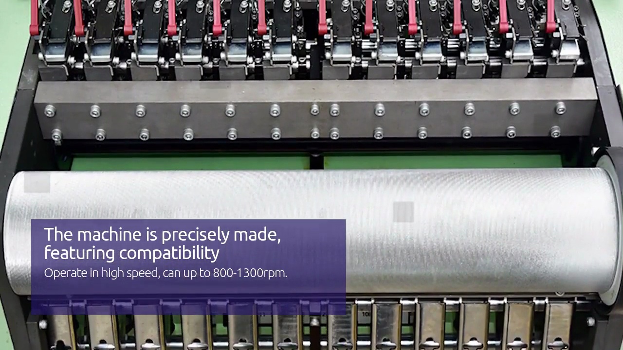 The machine is precisely made, featuring compatibility.Operate in high speed, can up to 800-1300rpm.