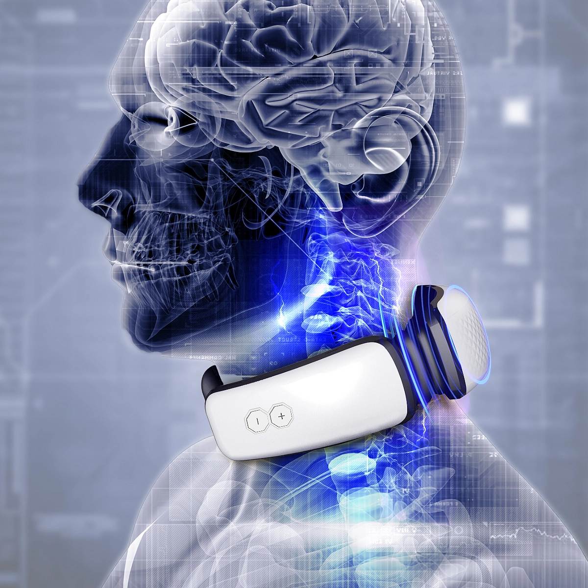 OSTO Neck Massage Device Multi-functional Cervical Neck and Shoulder Heat Therapy Neck Support Massager Factory Wholesale 1