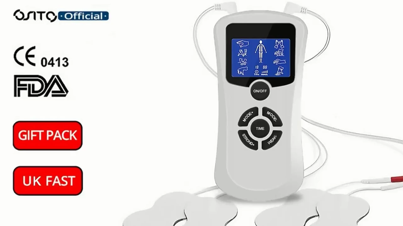 OSTO Rechargeable TENS Unit Muscle Stimulator For Back Pain Relief 1