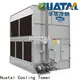convenient closed type cooling tower for water-cooled motor company for freezing 1