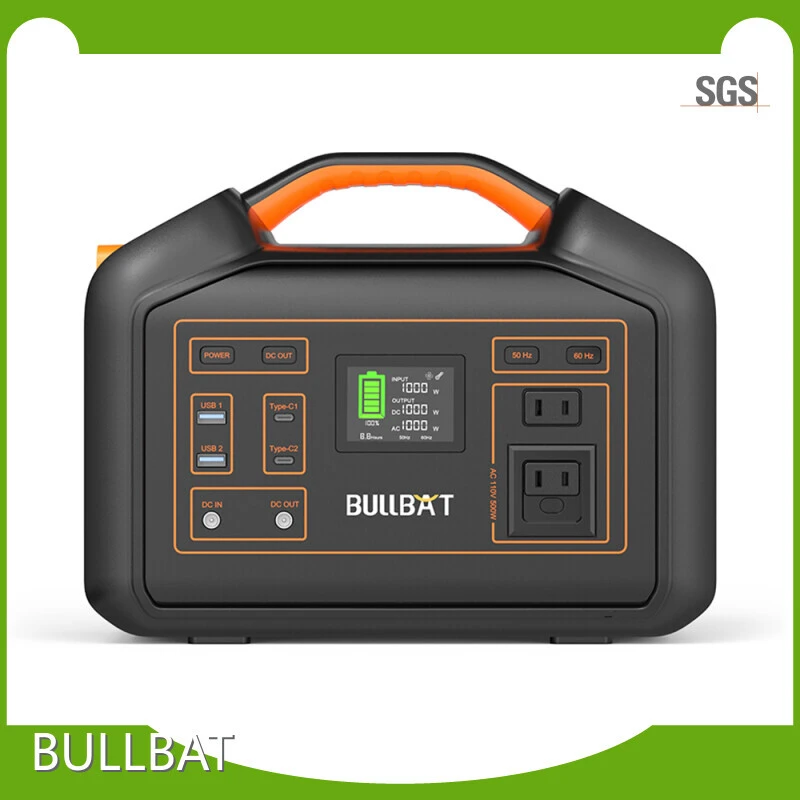 32-104°F (0~40°C) 3S) 110V~60Hz Pure Sine Wave 14-131°F (-10~55℃) 700 Watt Power Station BULLBAT Brand Company 1