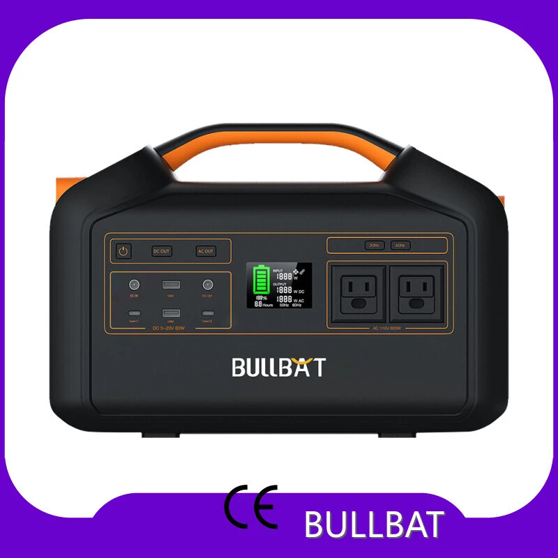 Portable Power Station 500w 14-131°F (-10~55℃) Bulk Buy 17 Lbs BULLBAT 1