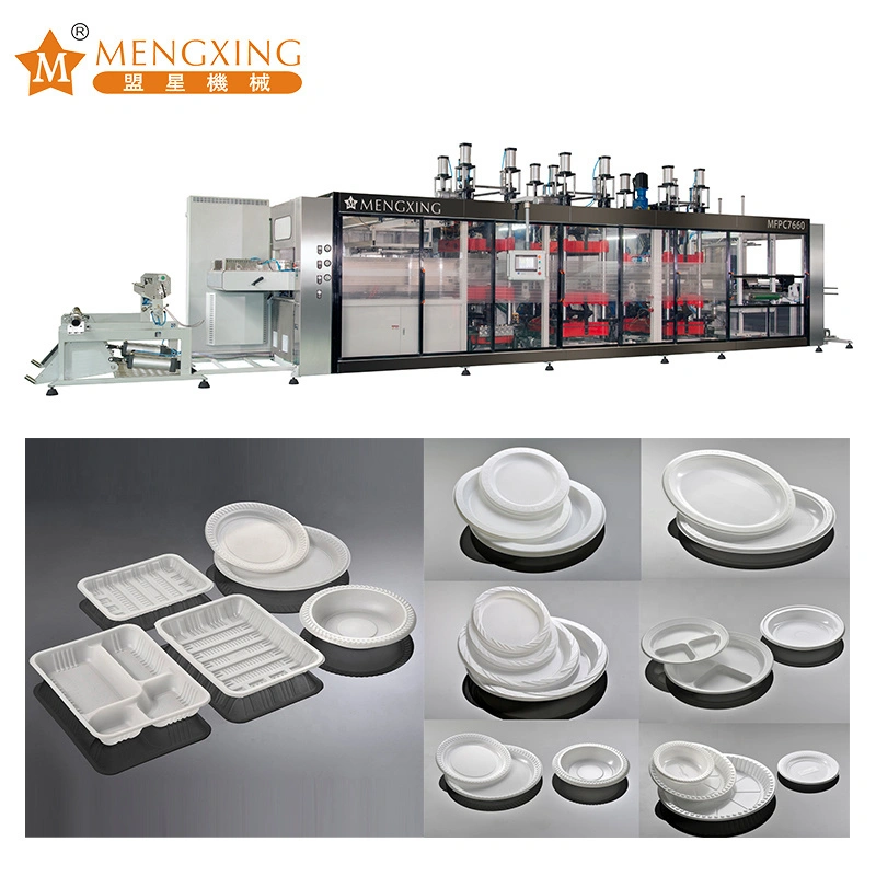 PP/PVC/Pet/PS/PSP Automatic Disposable Plate/ Tray/ Pan/ Box/ Lid/ Container Plastic Thermoforming Machine Tray Making Machine Plastic Processing Machine 1