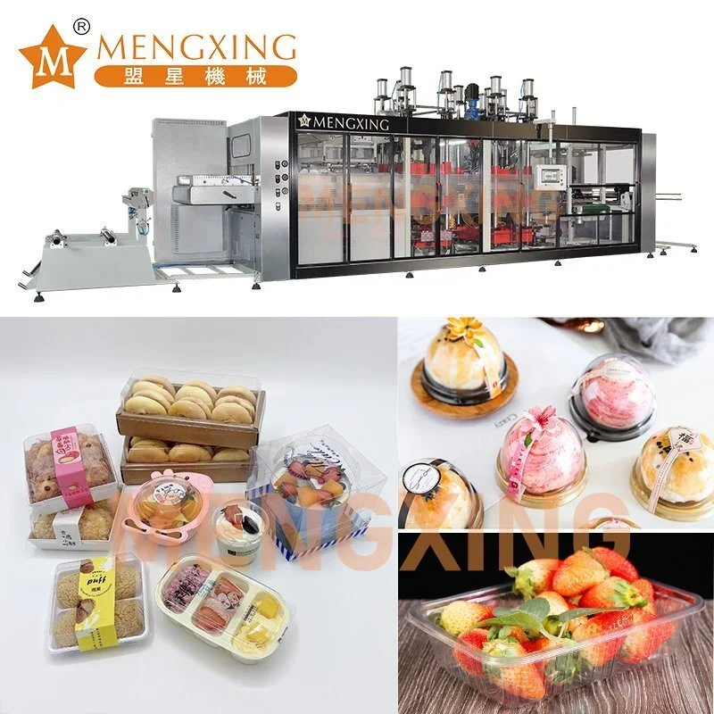 OPS Sushi Lid Cover Forming Machine Fully Automatic Thermoforming Machine Plastic Processing Machine PP Food Container Vacuum Forming Machine 1