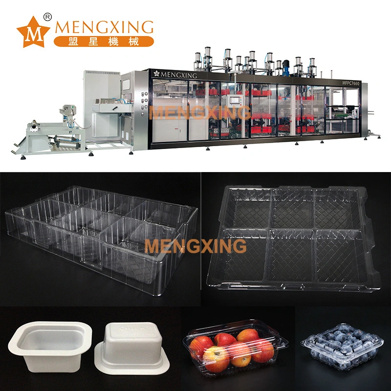 Vacuum Forming Machine Automatic Plastic Fruits Packages Box Tray Thermoforming Forming Tray Making Machine 1
