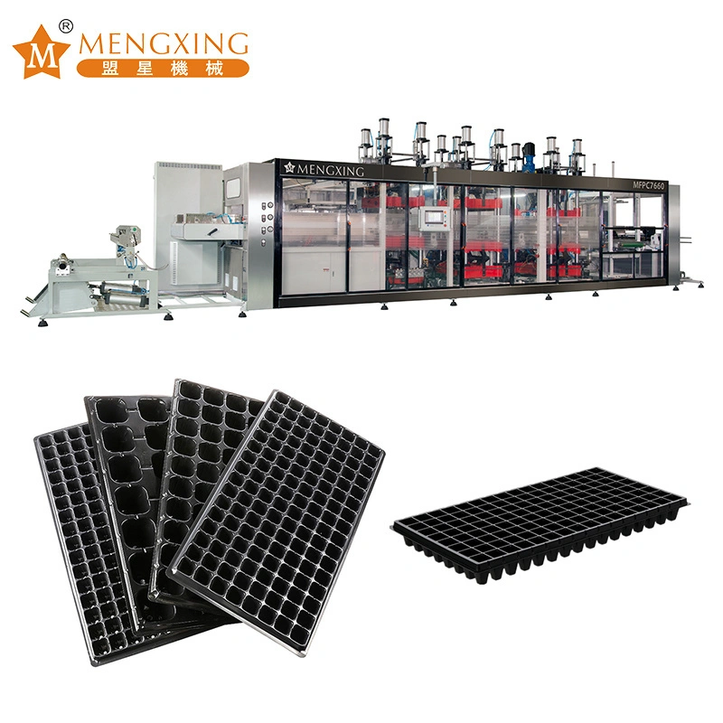 Big Forming Area Plastic Sheet Processing Machinery Cutting Function Plastic Seeds Tray Making Machine Pressure Thermoforming Machine 1