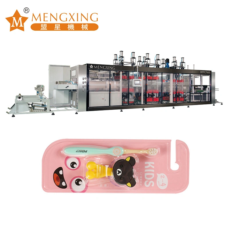 PP Pet PVC PC Material Vacuum Forming Machine Toothbrush Plastic Shell Packaging Products Blister Forming Machine 1