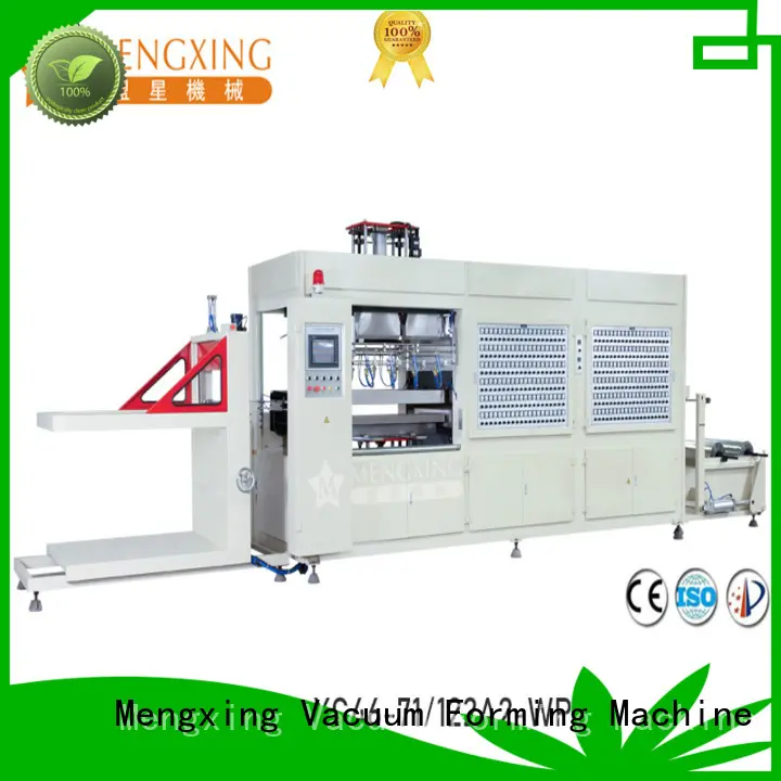 pp vacuum forming machine plastic container making lunch box production Mengxing 1