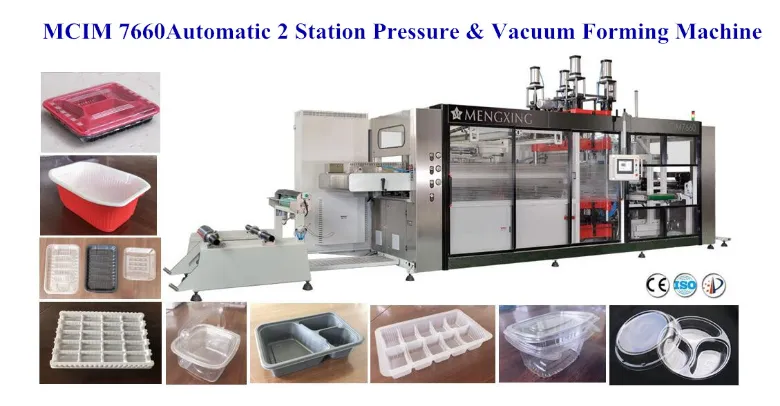 Plastic Clamshell Box Thermoforming Forming Making Machine