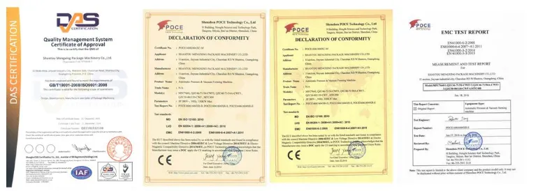 OPS Sushi Lid Cover Forming Machine Fully Automatic Thermoforming Machine Plastic Processing Machine PP Food Container Vacuum Forming Machine