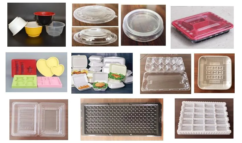 Plastic Flat Lid Tray Box Case Automatic Thermoforming Machine