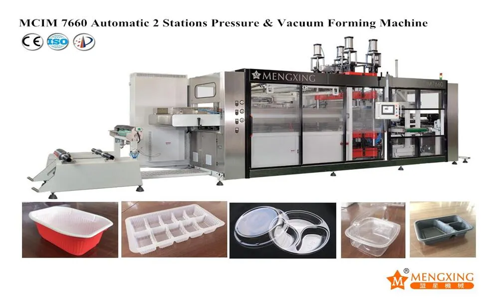 Multi-Station Fully Automatic Plastic Thermoforming Machine for Flower Pot