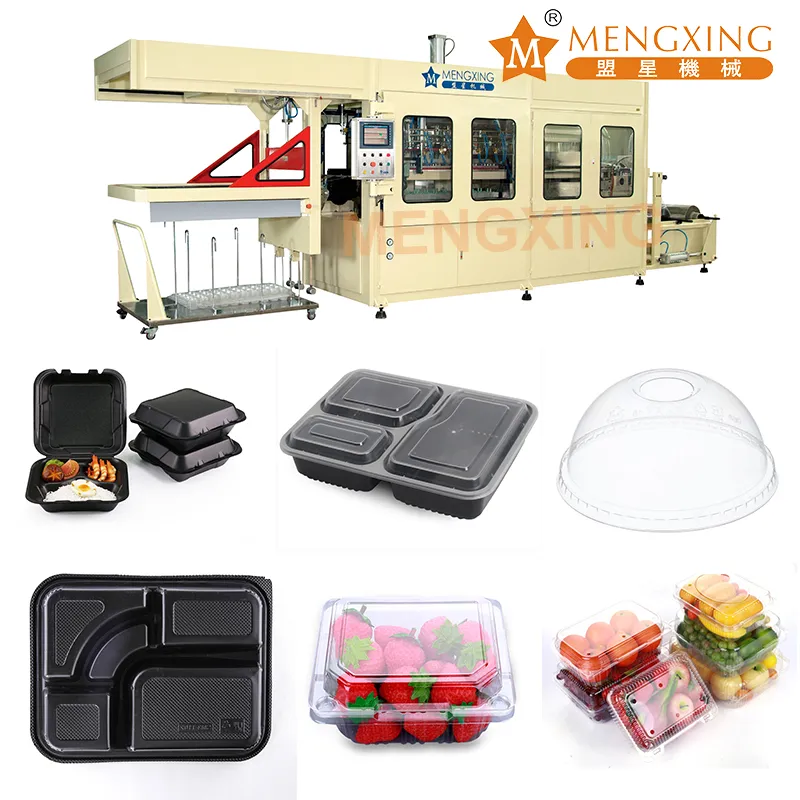 Mengxing Auto Plastic Forming Machine PP PET PS Tray Making Machine Lids Blister Forming Machine