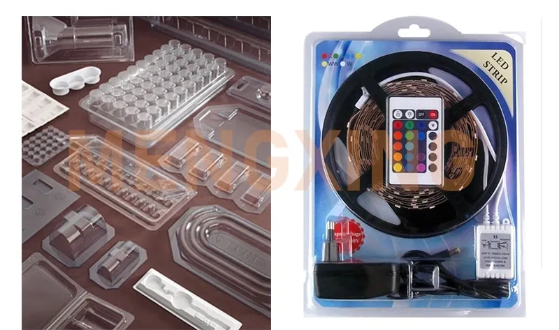 PP Pet PVC PC Material Vacuum Forming Machine Toothbrush Plastic Shell Packaging Products Blister Forming Machine