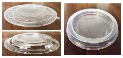 Automatic Forming Cutting Stacking Counting Plastic Lid Cover Thermoforming Machine