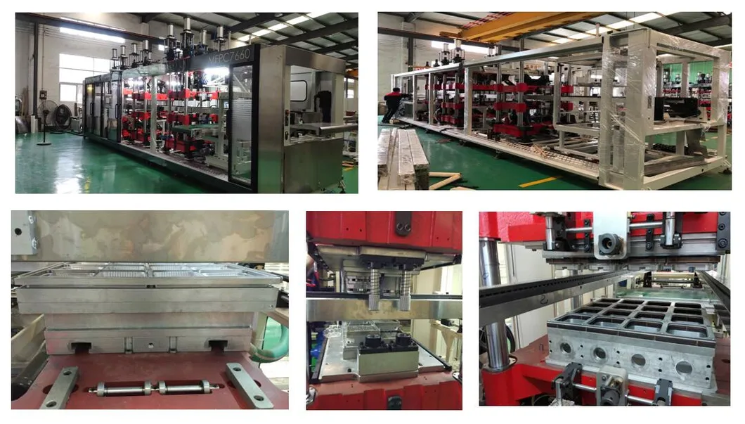 Full Automatic Vacuum Pressure Forming Machine with Punching (MFPC7660)