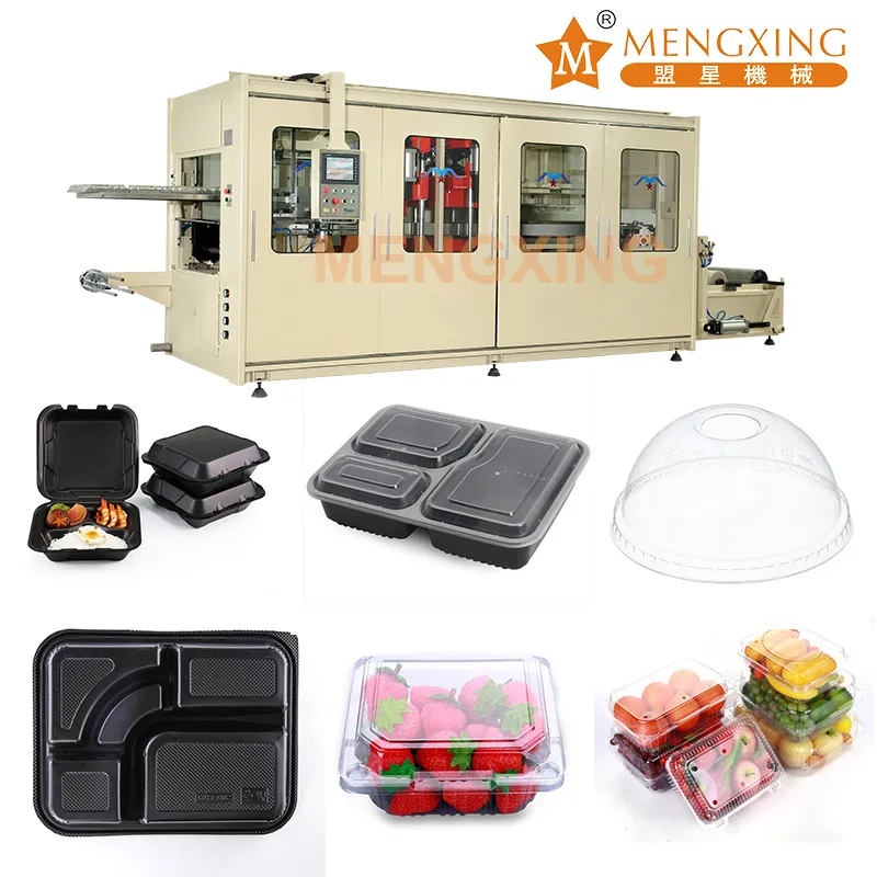 Mengxing Machinery Manufacturer Ice Cream Container Plastic Making Machine Food Grade PP Thermoforming Machine