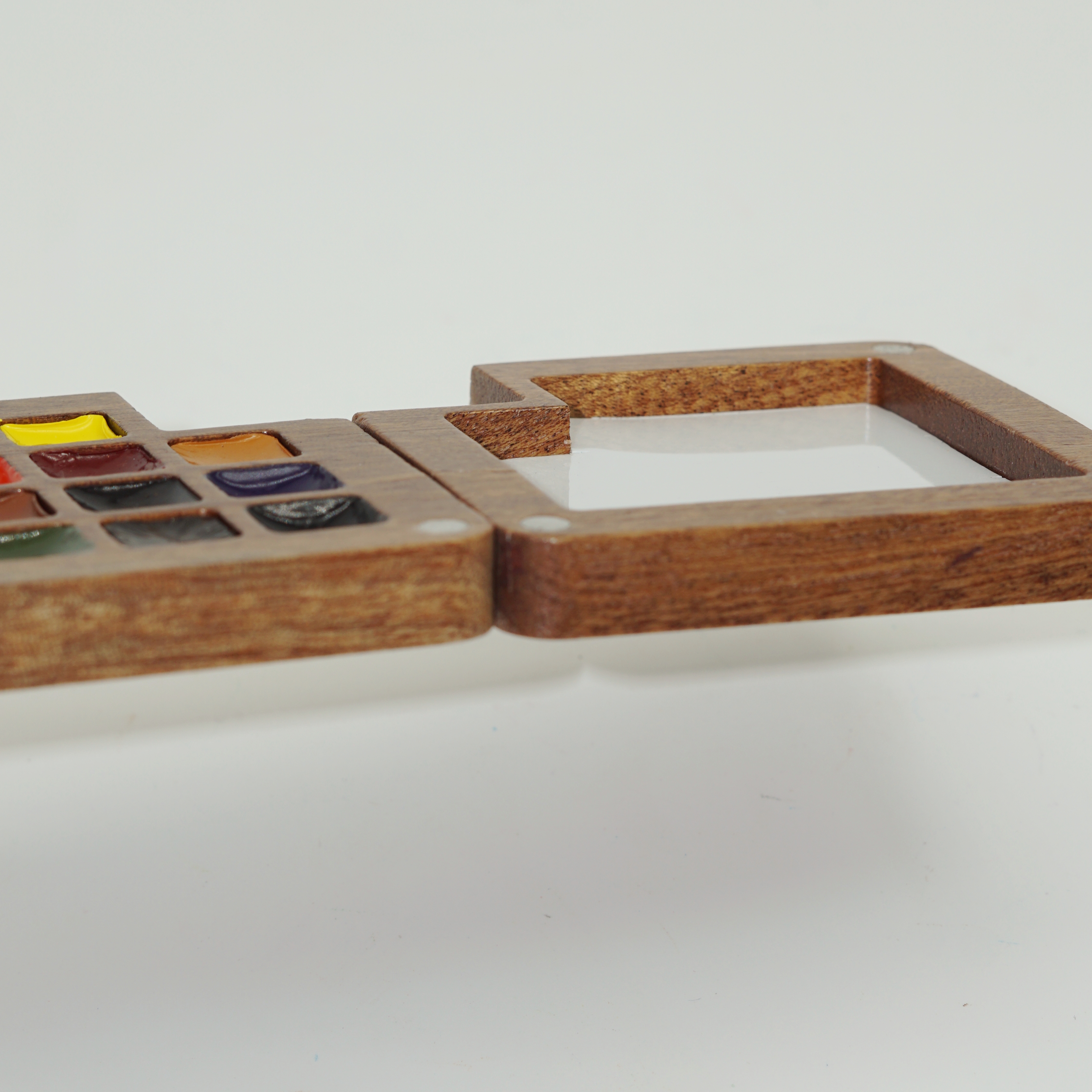 Högkvalitativ grossist anpassad mini trä akvarellpenna med färgpalett lätt att ta med för skissering 8