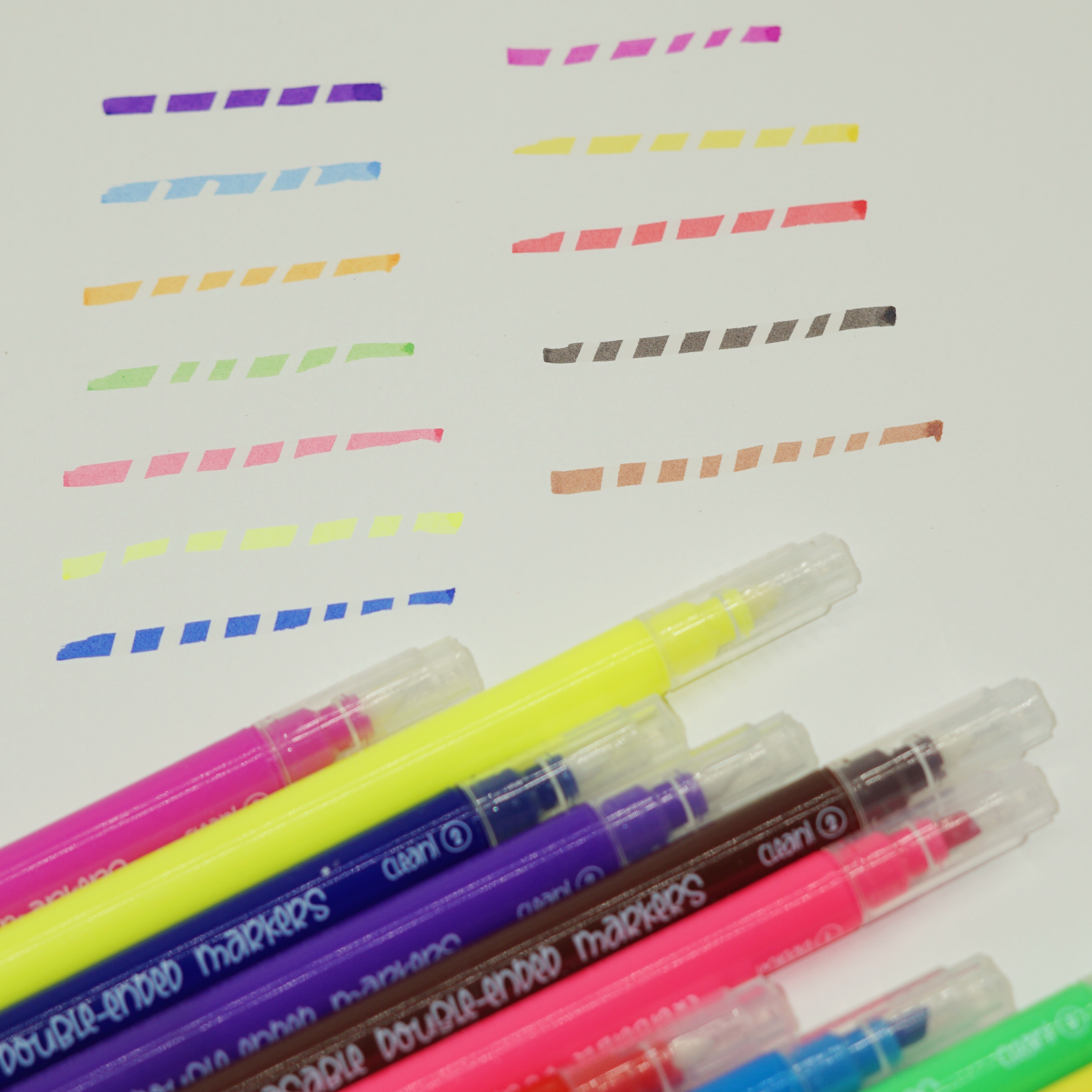 Wholesale Custom Magic Erasable Double-ended Watercolor Markers Supplier 3