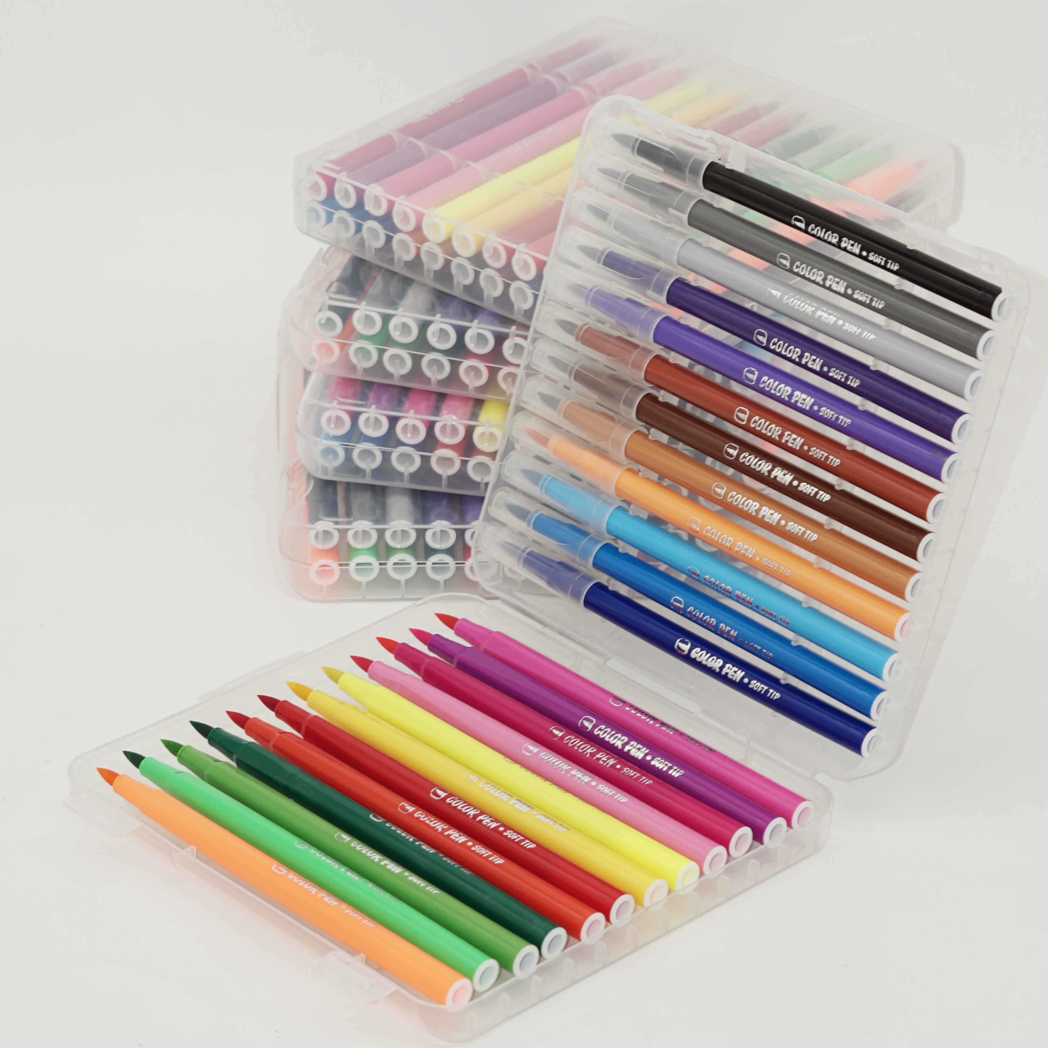 24 Colors Soft Brush Tip Washable Watercolor Pen Box Stationery Gift Set Wholesale Custom Supplier 2