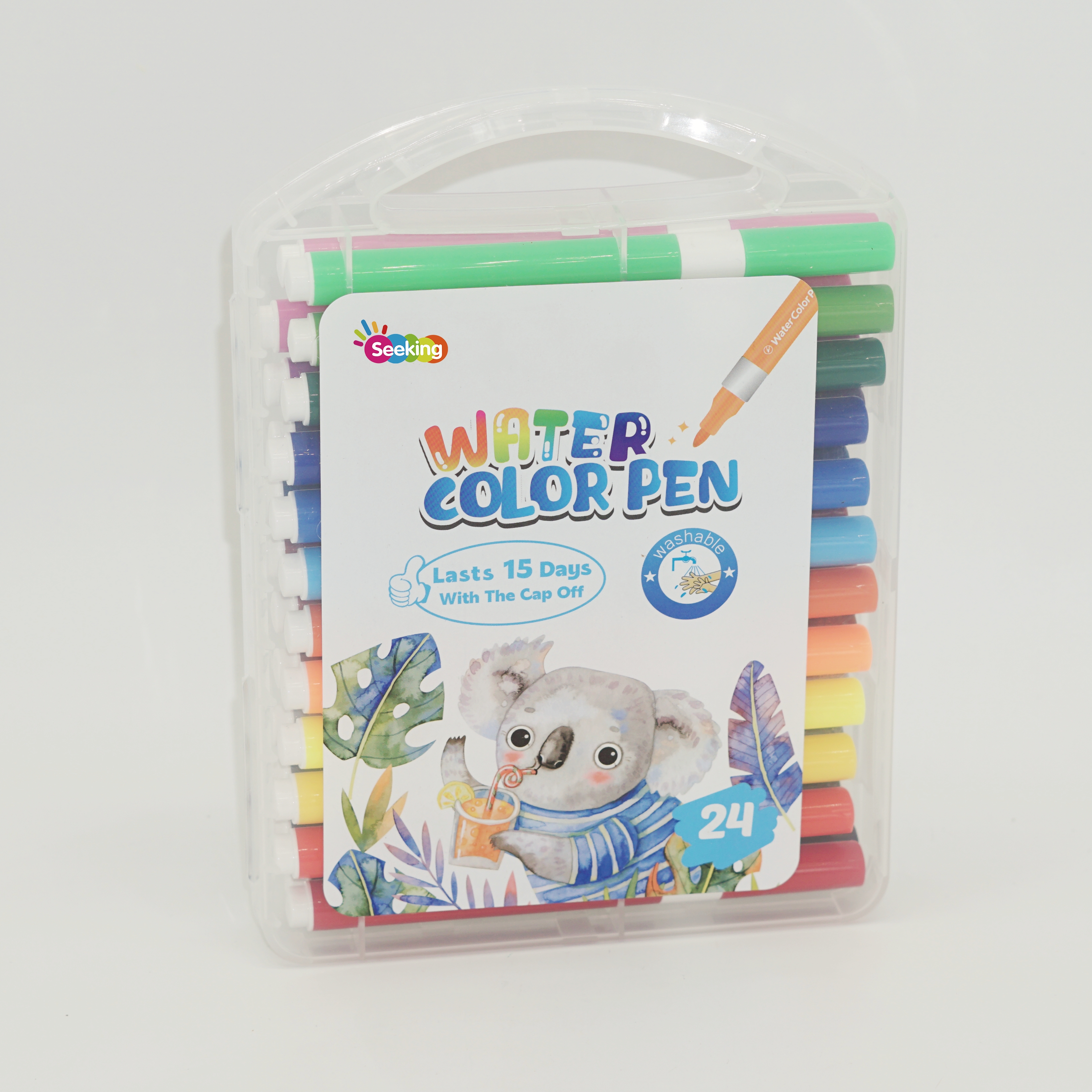 High Quality 12/24 Colors Washable Watercolor Pen Box Set Wholesale Customization Manufacturer Supplier 2