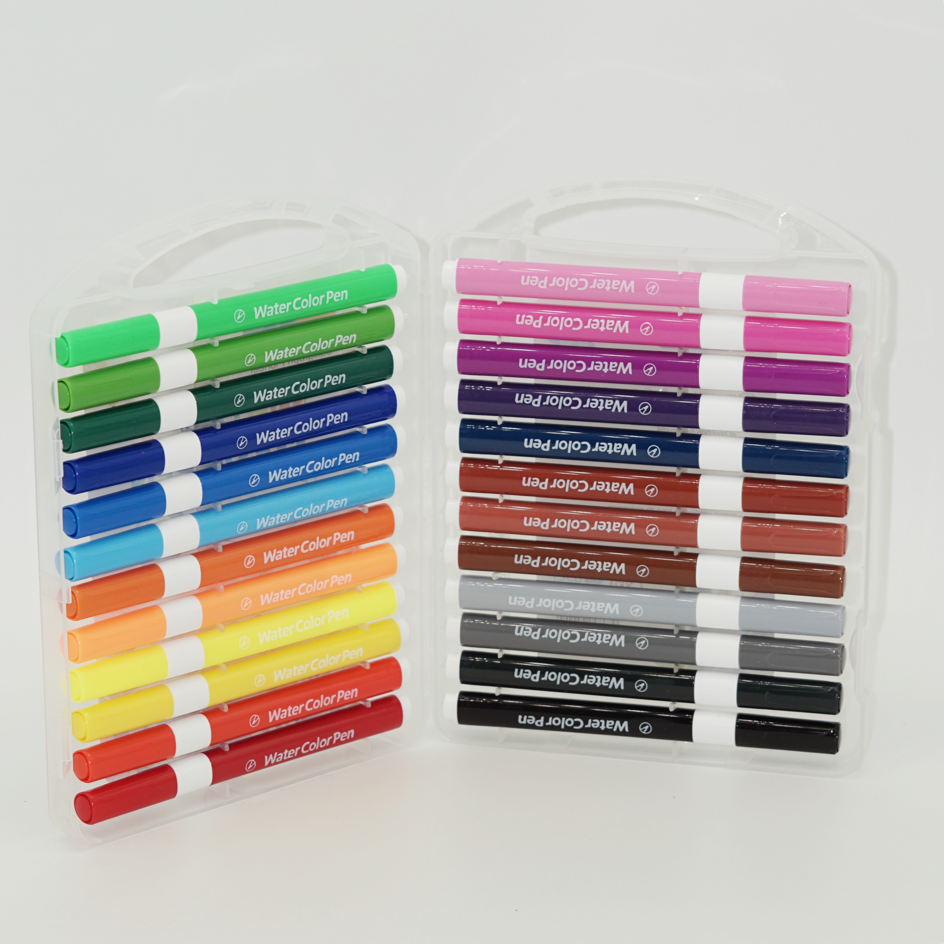 High Quality 12/24 Colors Washable Watercolor Pen Box Set Wholesale Customization Manufacturer Supplier 3