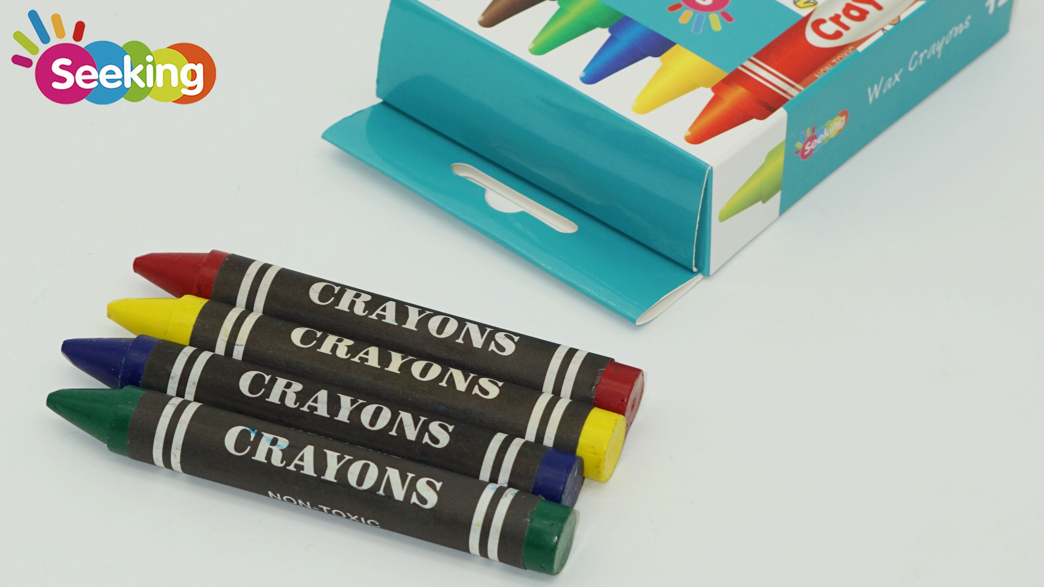 Fabricante de crayones de cera jumbo de alta calidad en 6/12/24/36 colores para personalización al por mayor. 1